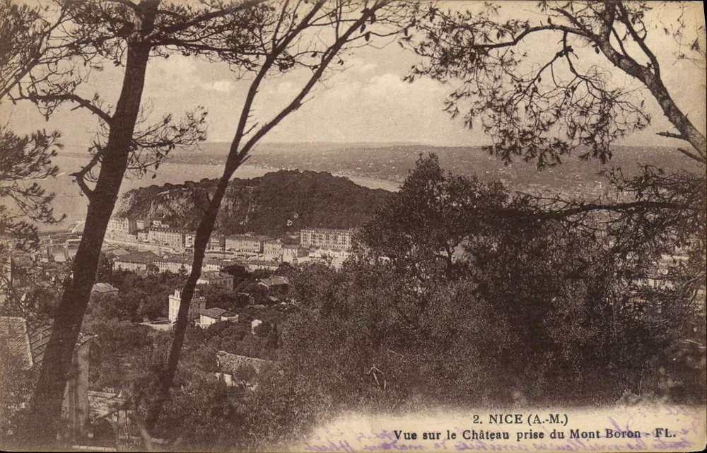 Aussicht auf den Schloss von Mont Boron — Nice (A.M.) — FL. n°2 - Vorderseite