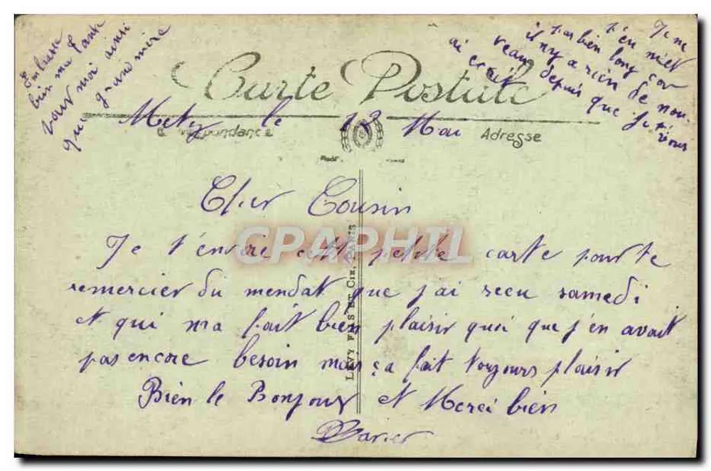 Metz — A Porta Serpenoise — LL. n°62 - Verso