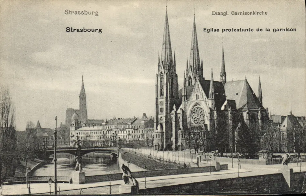 Strasburgo — Chiesa protestante della guarnigione — Editore non identificato - Recto