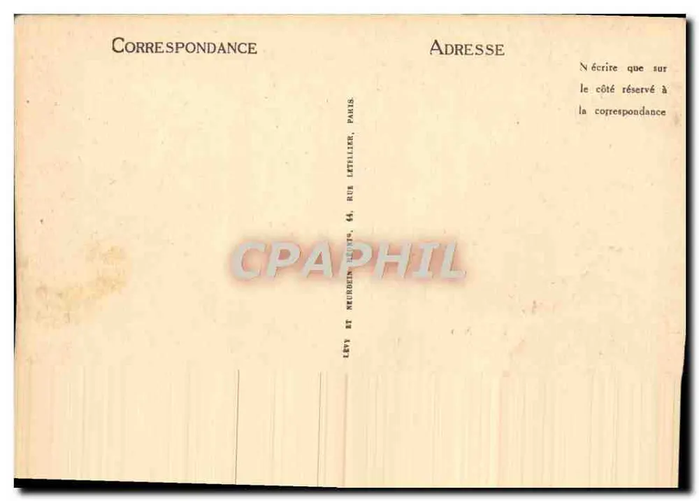 Compiègne - Das Schloss - Salon des Familles. - Rückseite