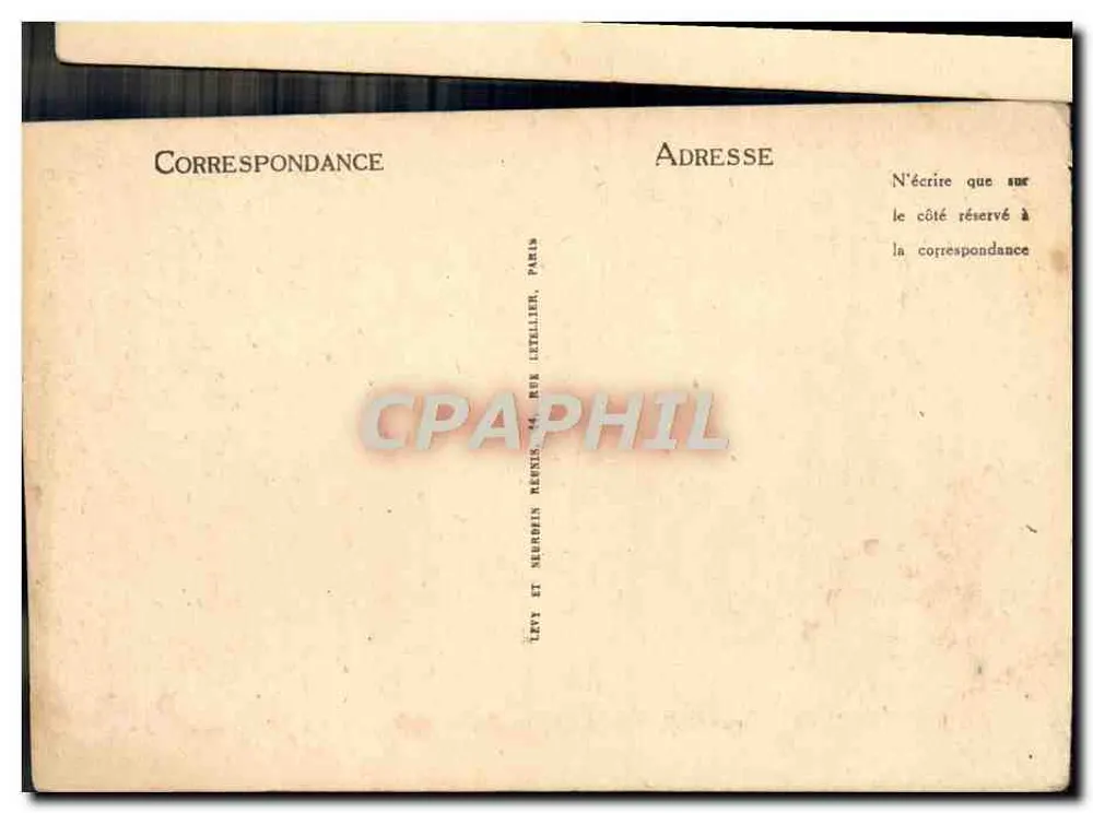 Compiègne - O Castelo - Salão do Conselho — LL - Verso