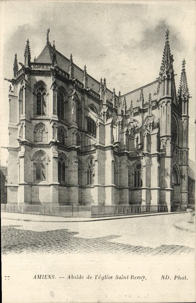 Amiens — Abside da Igreja de São Rémy — ND. Fot. n°77 - Frente