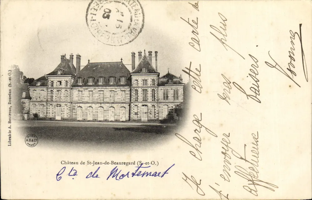 Castelo de St-Jean-de-Beauregard — Saint-Omer (Pas-de-Calais) — Livraria A. Boutrous, Dourdan (S.-et-O.) - Frente