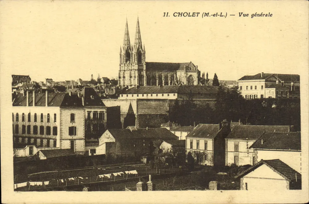 Cholet (M.-et-L.) — Vista geral — Fototipo J. Mortagnin - Frente