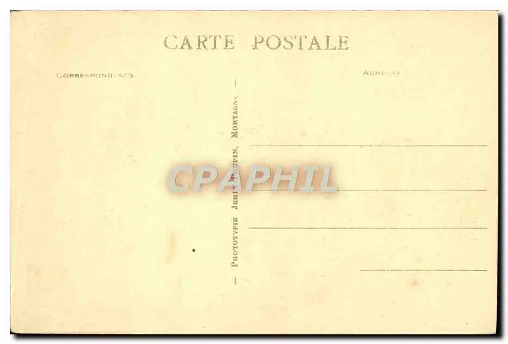 Cholet (M.-et-L.) — Vista geral — Fototipo J. Mortagnin - Verso