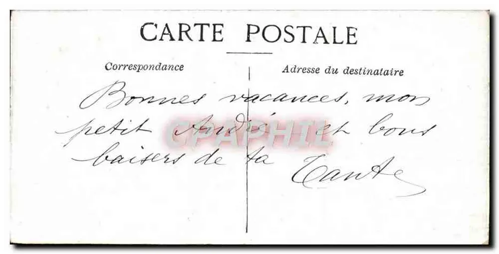 Niort — Vue du Jardin de la Brèche — éditeur impr. J. Lefebvre - Rückseite