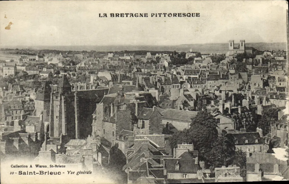 Saint-Brieuc — Allgemeiner Blick — Sammlung A Waron - Vorderseite
