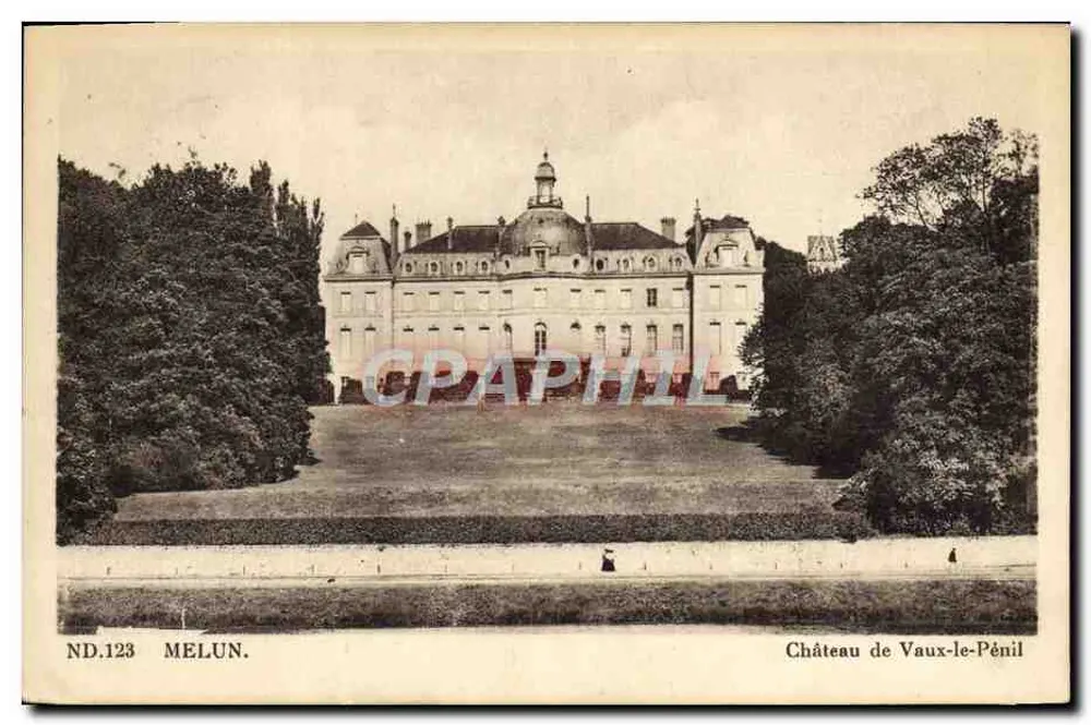 Castelo de Vaux-le-Pénil — Melun — CM DES ARTS PHOTOGRAPHIE M, ND.123 - Frente