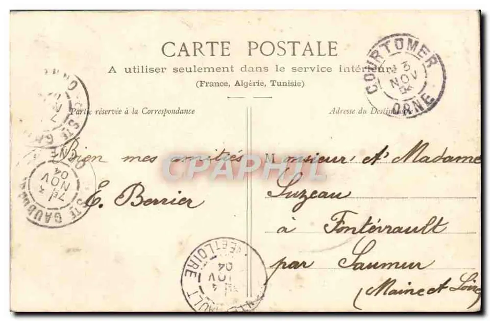 Bursard - Grande Cabana de Madeira de Bois-Roussel — Proudhomme-Raouget, editora, Sèges (Orne) - Verso