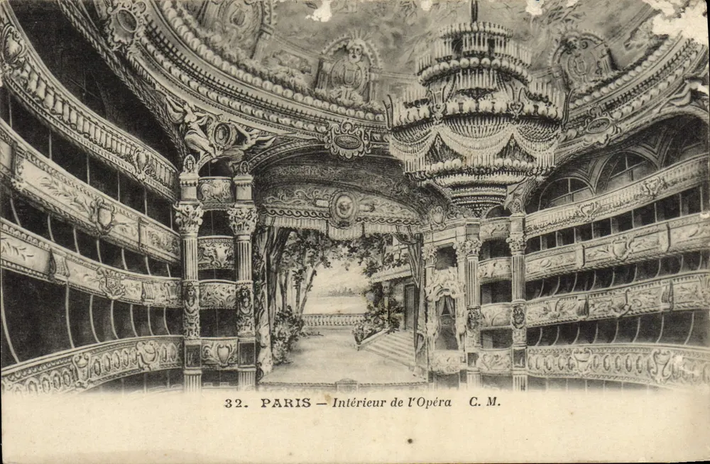 Paris — Intérieur de l'Opéra — C.M. n°32 - Frente
