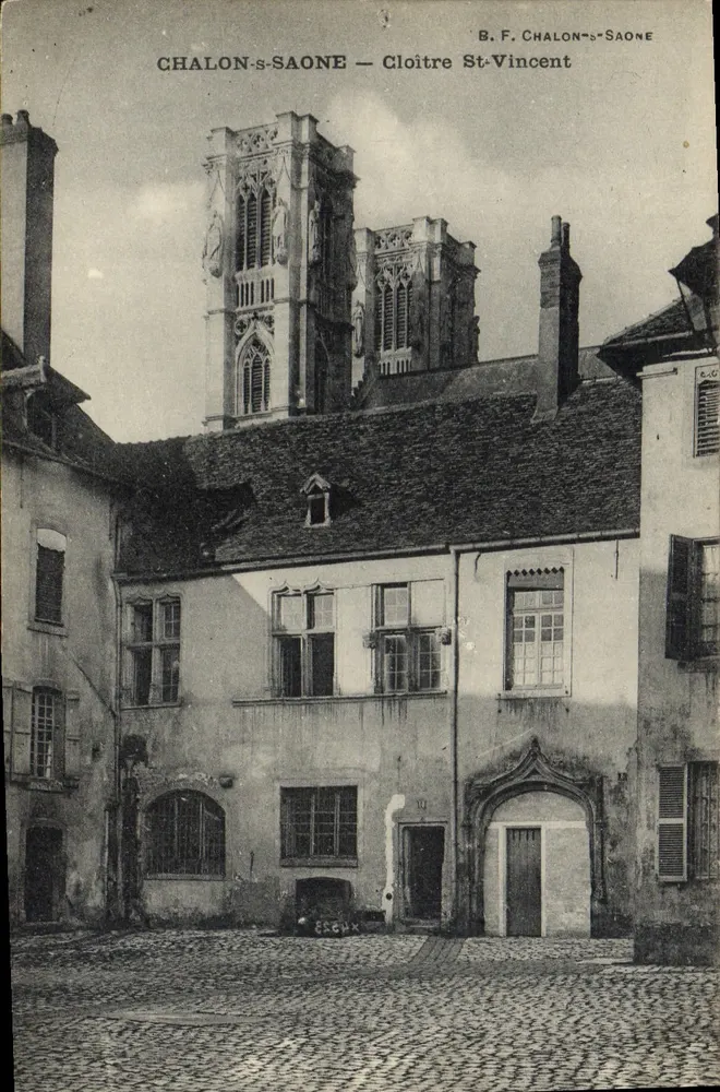 Chalon-sur-Saône — Cloître Saint-Vincent — B.F. Chalon-sur-Saône - Frente