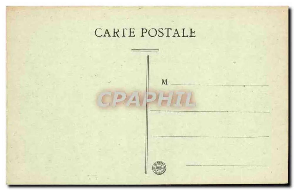 Schloss Clavières-Ayrens — Le Cantal pittoresque — 205. Ayrens — Verlag A. Thiriat - Rückseite
