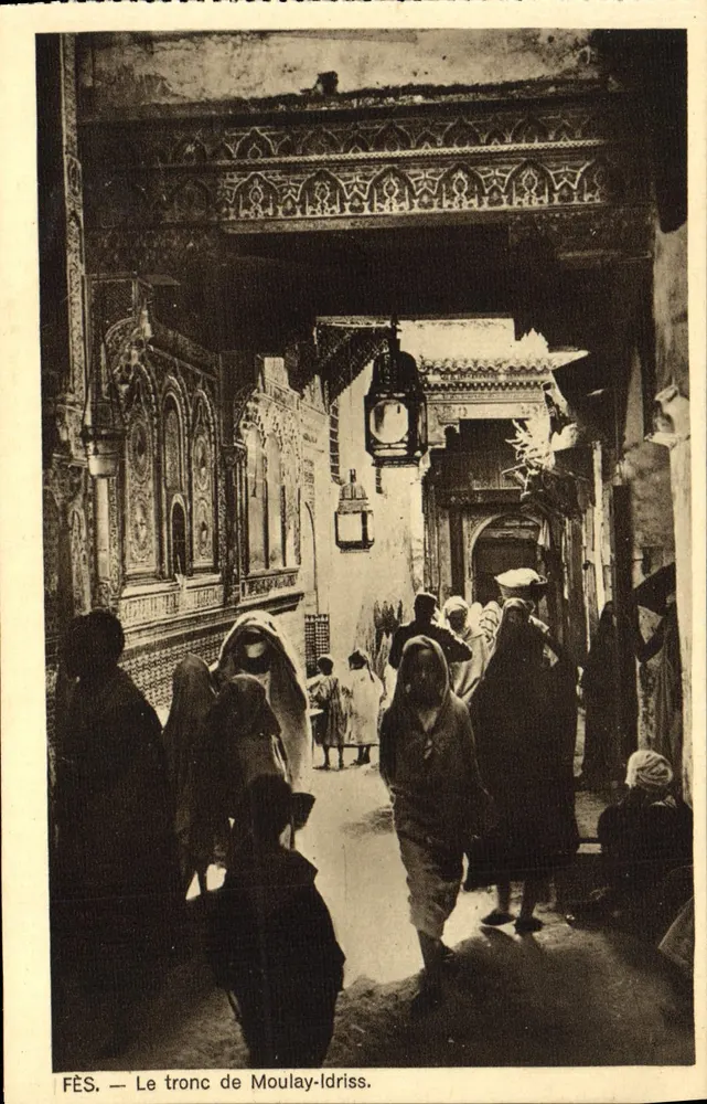 Fès — Der Trunk von Moulay Idriss - Vorderseite