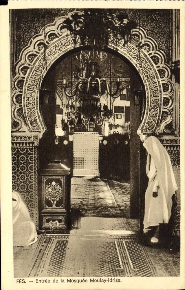 Fès — Eingang zur Moschee Moulay-Idriss — Editions Mars - Vorderseite