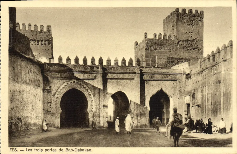 Fès — Die drei Tore von Bab-Dekaken — Éditions Mars - Vorderseite