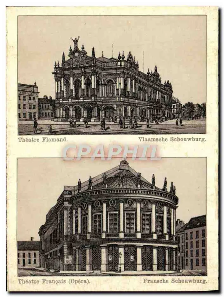 Flemisches Theater (Opernhaus) — Brüssel — Verlag nicht sichtbar - Vorderseite