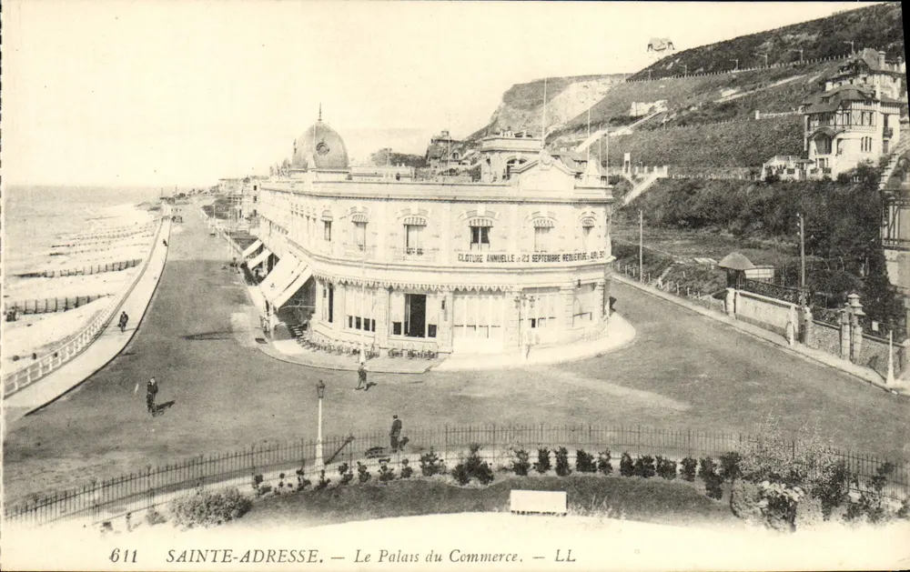 Sainte-Adresse — O Palácio do Comércio — LL - Frente