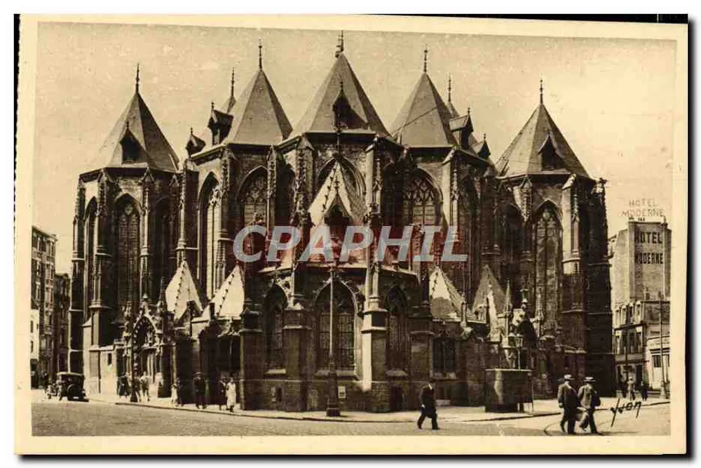 Lille (Noord) — Abside van de Kerk van Sint Maurits (XIVe en XVe eeuw) — Edities van Kunst Martel, Parijs - Voorkant
