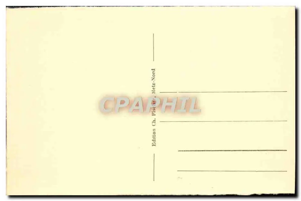 Metz - Die Deutsche Pforte — Verlag Fiscle-Nord, Nr. 61 - Rückseite