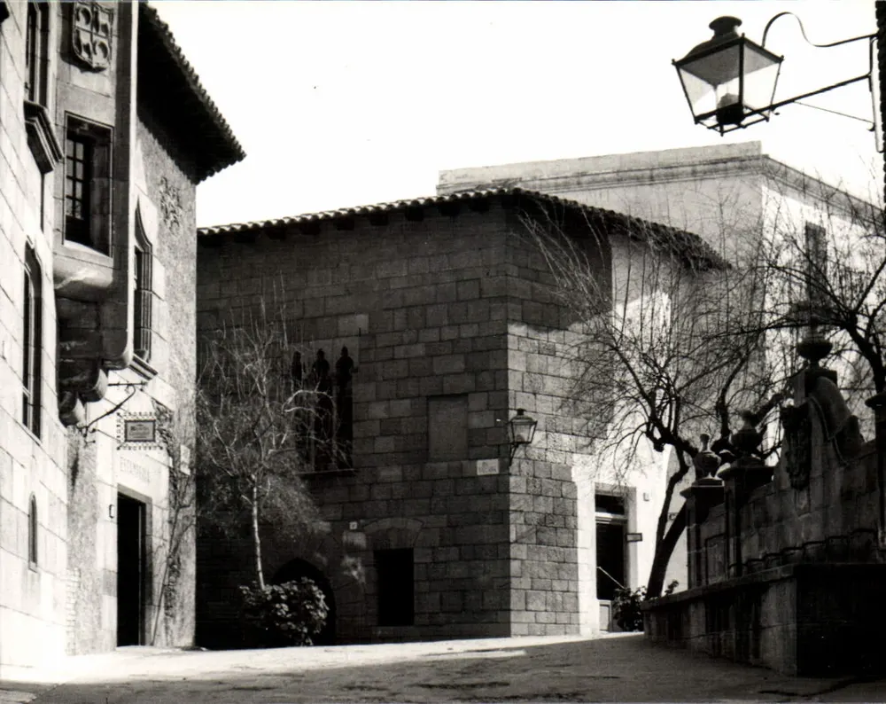 Spanisches Dorf, Plaça Aragonesa — Museum des spanischen Dorfes — Editions Pueblo Español, Plaça Aragonesa, Barcelona - Vorderseite