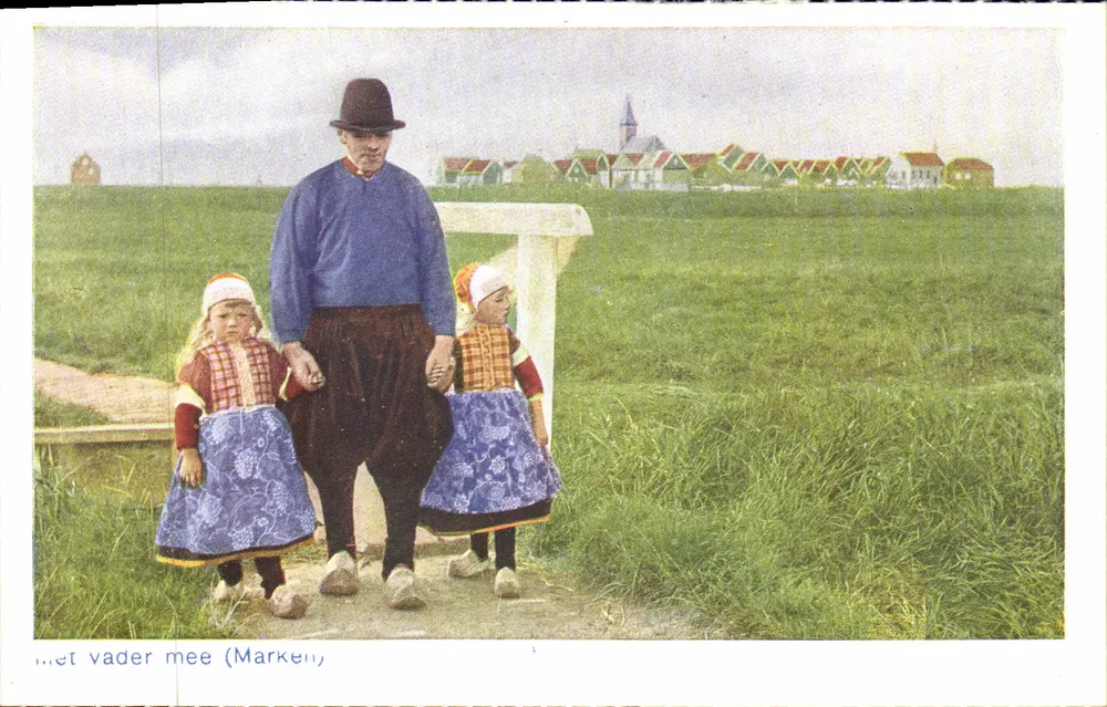 Vater und zwei Töchter — Marken — D.B.M. 62 - Vorderseite