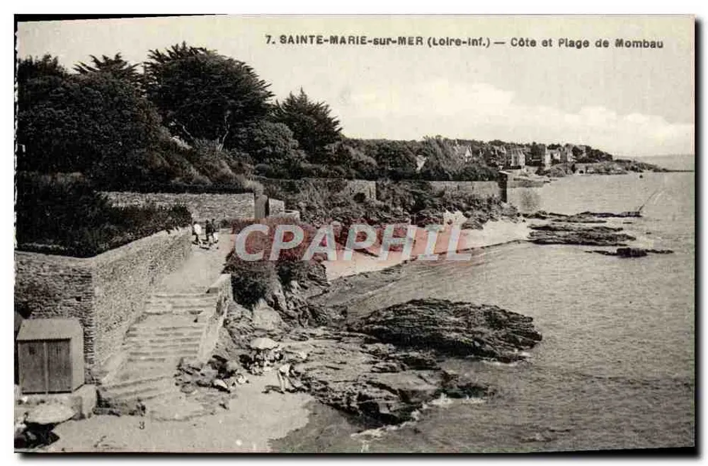 Sainte-Marie-sur-Mer (Loire-Inf.) — Küste und Strand von Mombau - Vorderseite