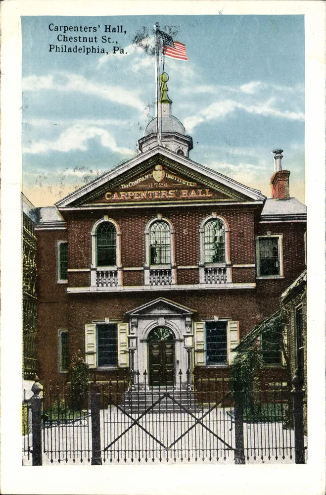 Carpenters' Hall, Chestnut St., Philadelphia, Pa. — Seriennummer nicht sichtbar - Vorderseite