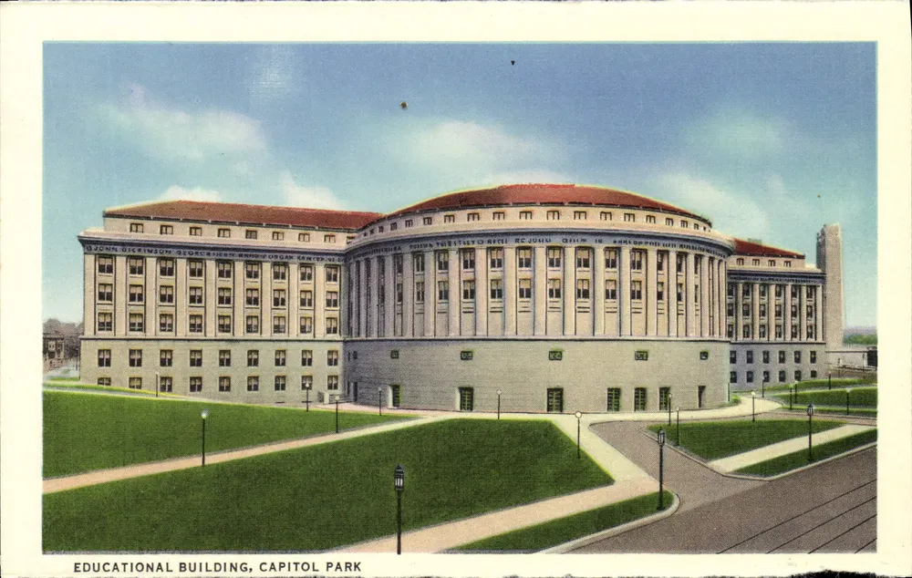 Bildungsgeschäft, Capitol Park — John Dickinson, George H. Brind, Organ Center of the State of New Jersey — Verlag nicht sichtbar - Vorderseite