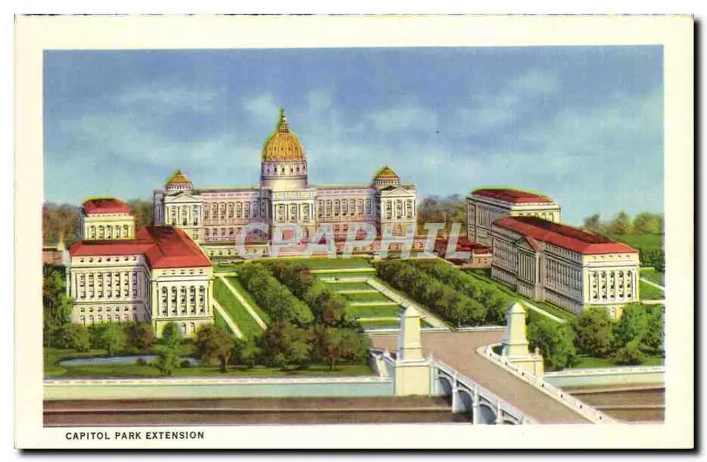 House of Representatives, State Capitol — Capitol Park Extension — Verlag nicht sichtbar - Rückseite