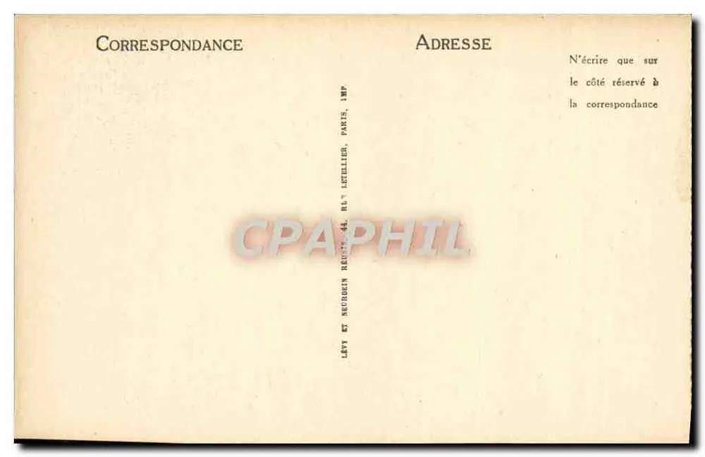Clermont-Ferrand — Boulevard Desaix — Das Theater und der Puy de Dôme — LL - Rückseite