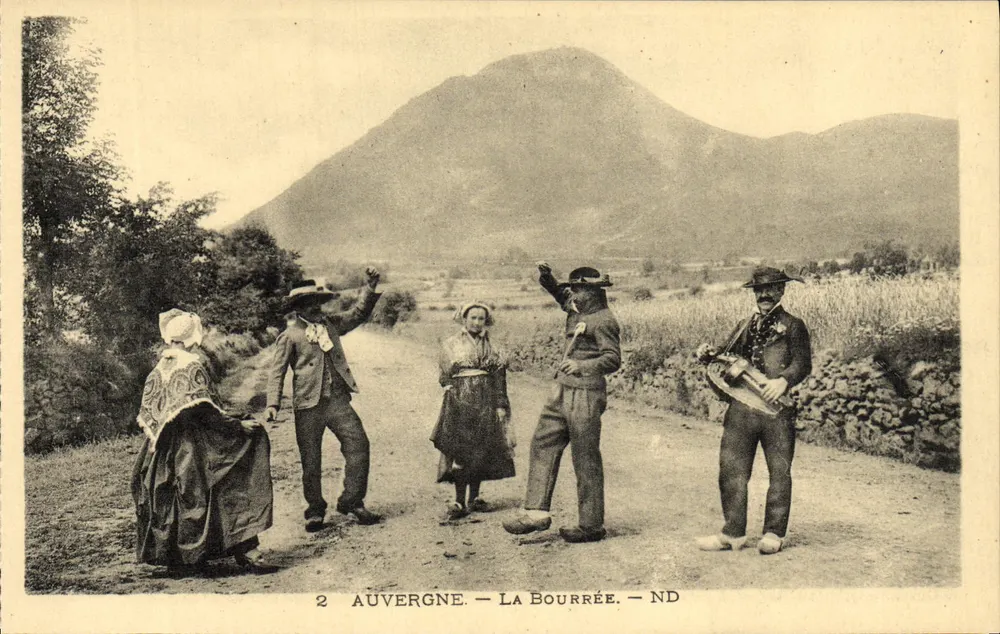 Auvergne — A Bourrée — ND - Frente