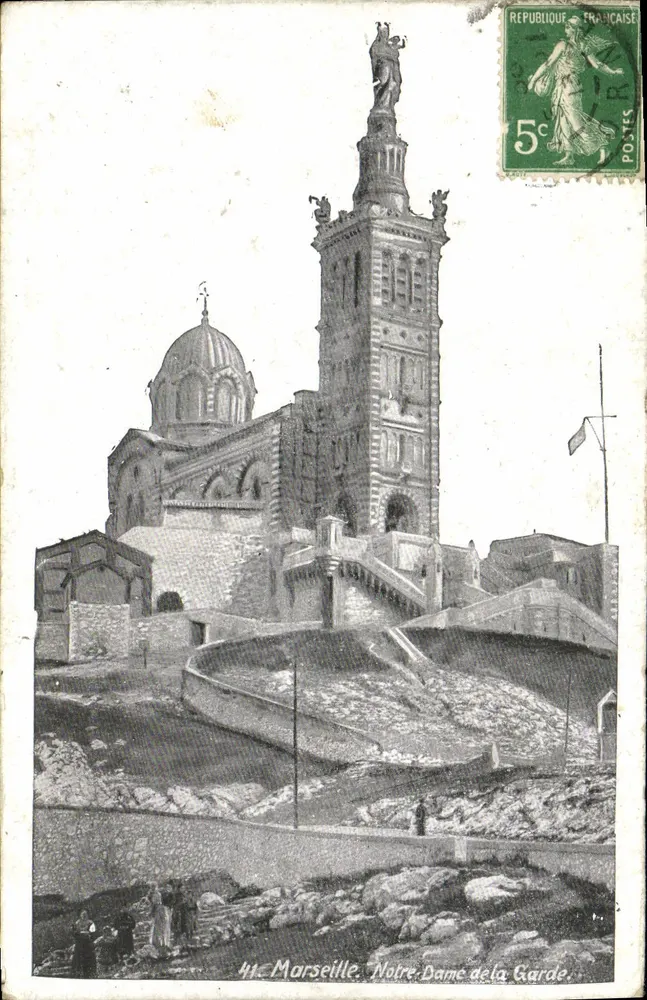 Marselha. Nossa Senhora da Guarda — editor desconhecido, n° 411 - Frente