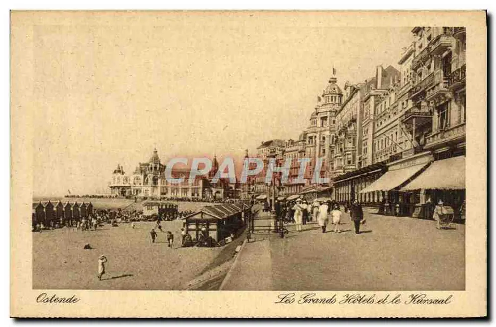Ostend — Die großen Hotels und der Kursaal - Vorderseite