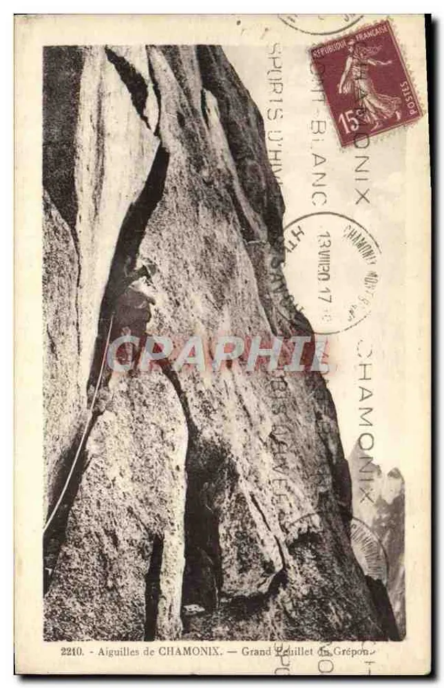 Aiguilles de CHAMONIX — Grand Béguillet du Grépon — L. Fauraz, Verlag in Annemasse (Haute-Savoie) - Vorderseite