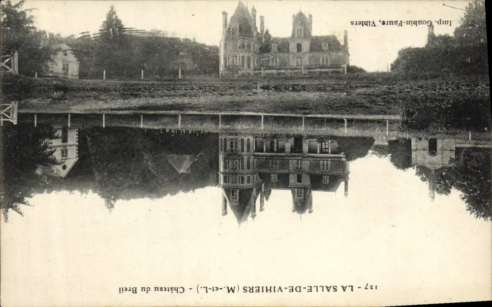 Schloss du Breil — Salle-de-Vihiers — Imp. Goubin-Faure, Vihiers - Vorderseite