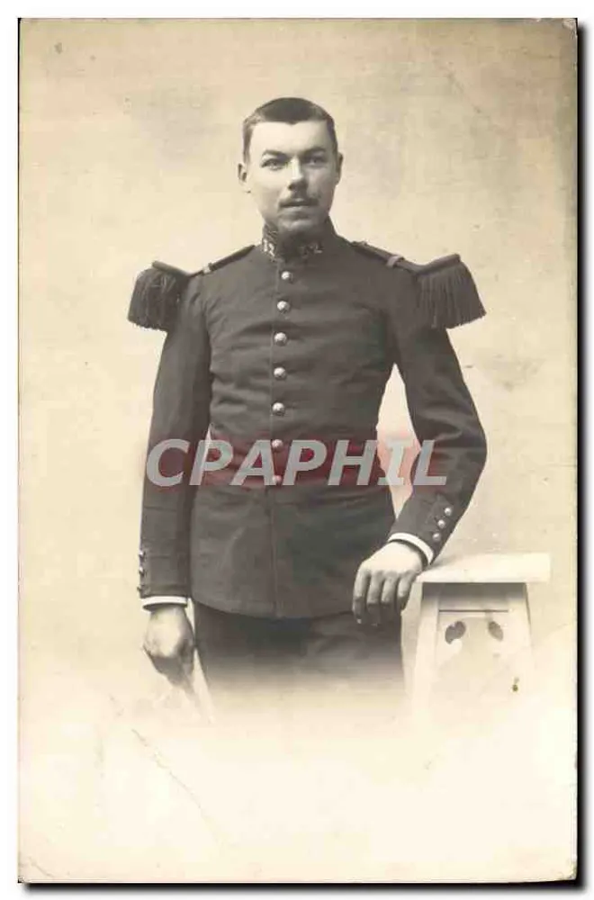 Soldat im Uniform — Studiofoto — Éd. L'Imagerie Photographique Clute à Tours - Vorderseite