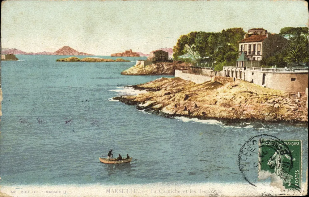 Marseille — A Corniche e as Ilhas — IMP MOULLOT, MARSEILLE - Frente