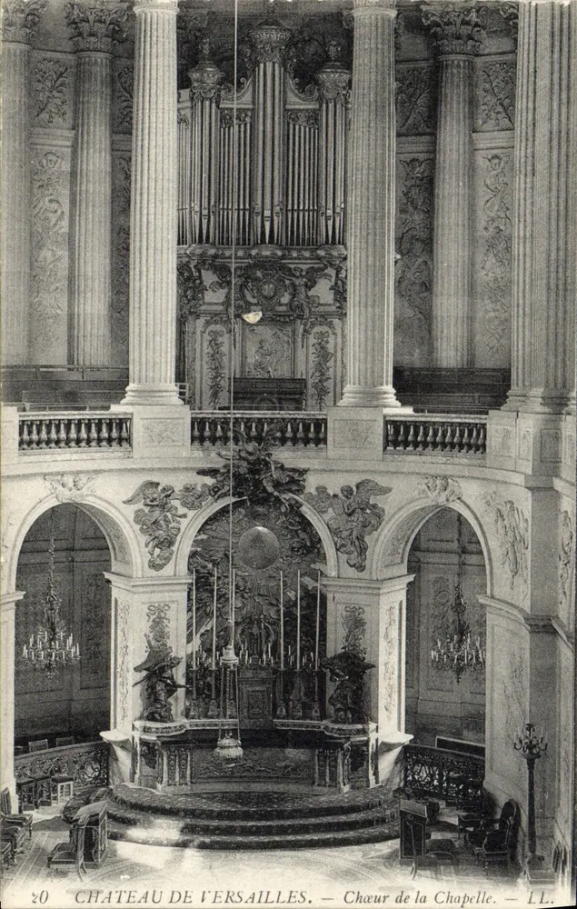 Castelo de Versailles — Coro da Capela — LL. n°20 - Frente
