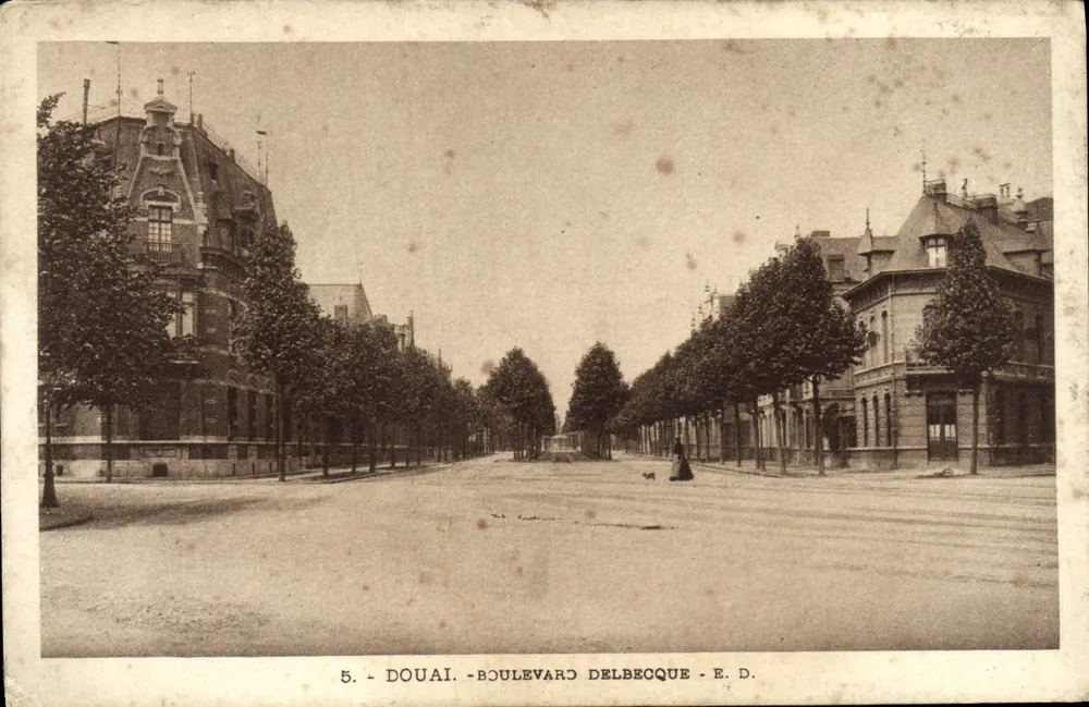 Douai — Boulevard Delbecque — E.D. (éditeur) - Frente
