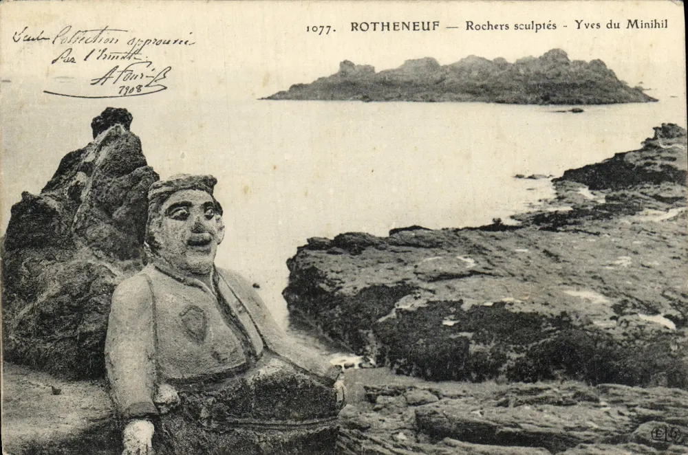 Rotheneuf — Gekörnte Felsen — Yves du Minihil - Vorderseite