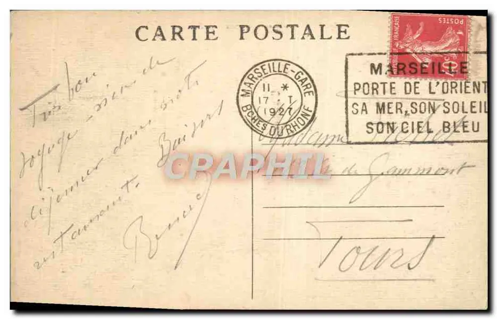 LYON — As Garças — M.F. n°167 - Verso
