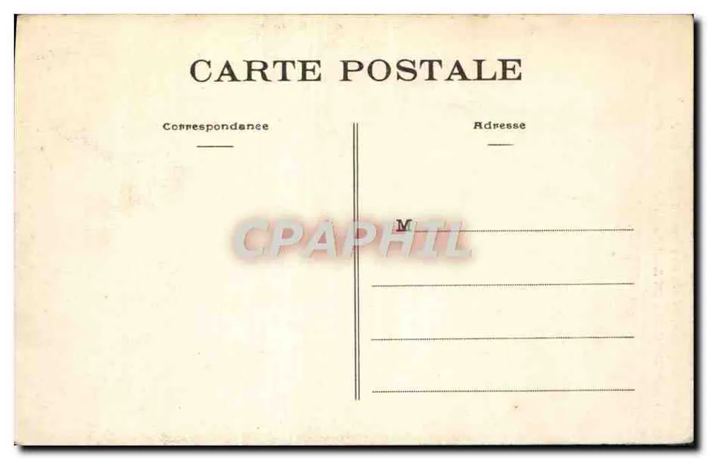 Le Marillais — Innenansicht der alten Kapelle — Phototypie Vassellier, Nantes - Rückseite