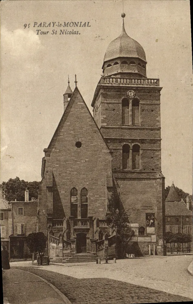 Paray-le-Monial — Torre Saint-Nicolas — E. Giraud, n°7 - Frente
