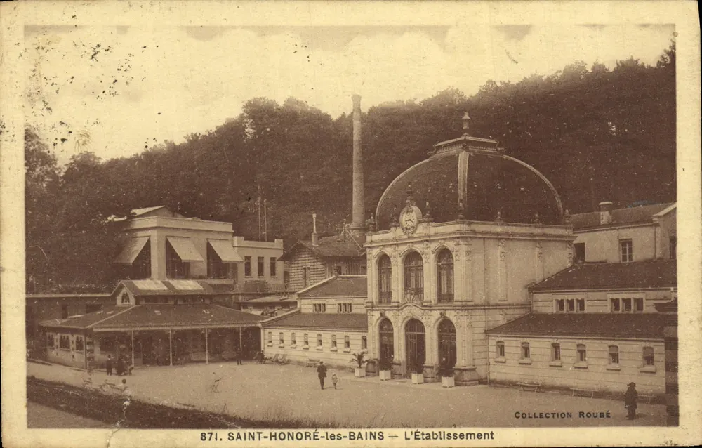 SAINT-HONORÉ-LES-BAINS — Das Establishment — Sammlung Roubé n°871 - Vorderseite