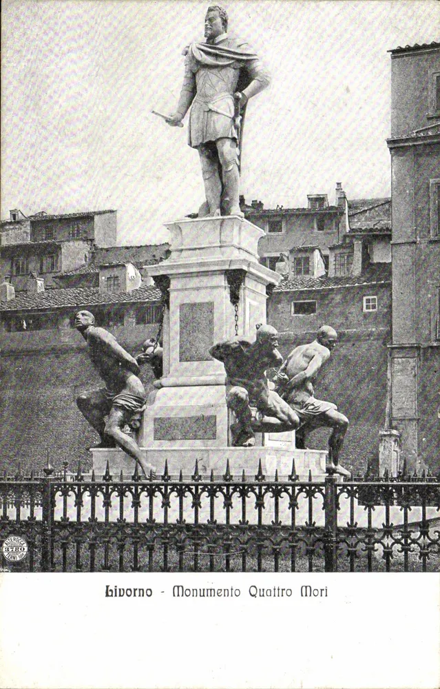 Livorno - Monumento Quattro Mori - Vorderseite