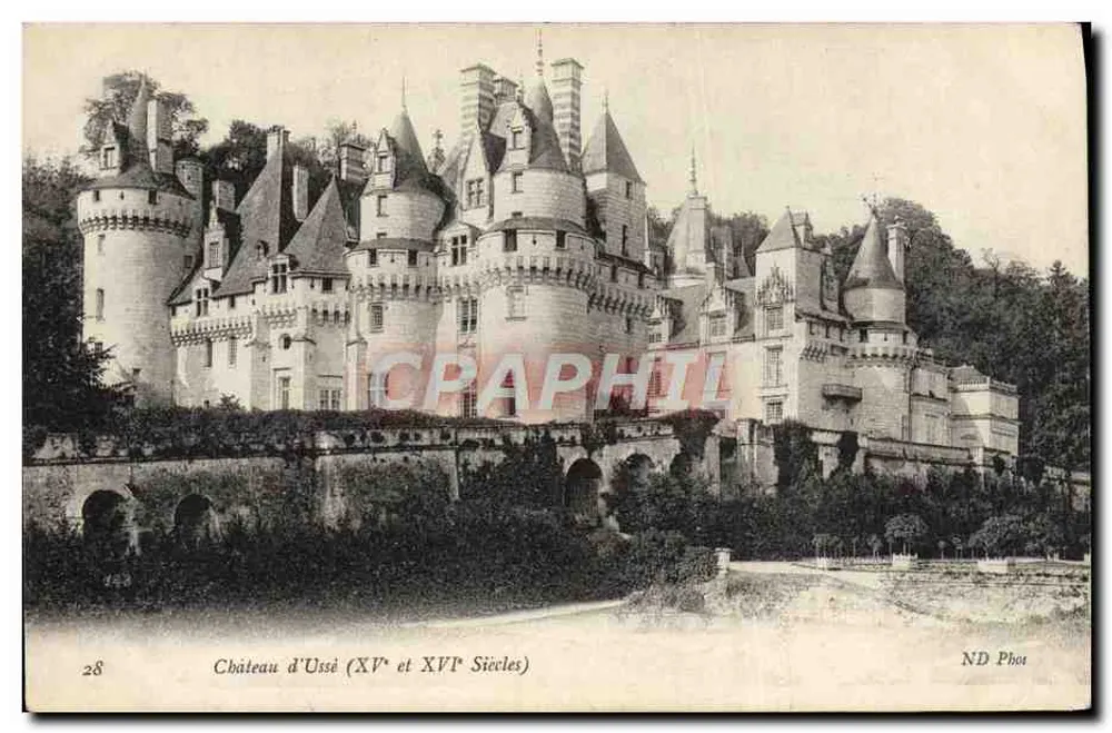 Castelo de Ussé (séculos XV e XVI) — ND Fotografia, n°28 - Frente