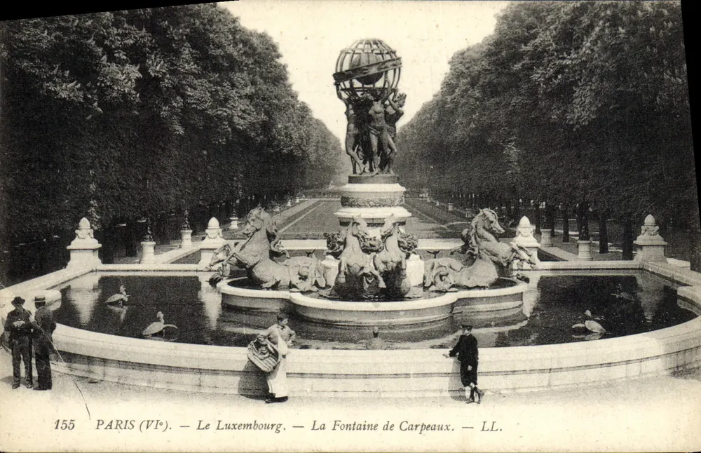 Paris (VIe) — Der Luxembourg — Die Fontaine de Carpeaux — LL. — Nr. 155 - Vorderseite