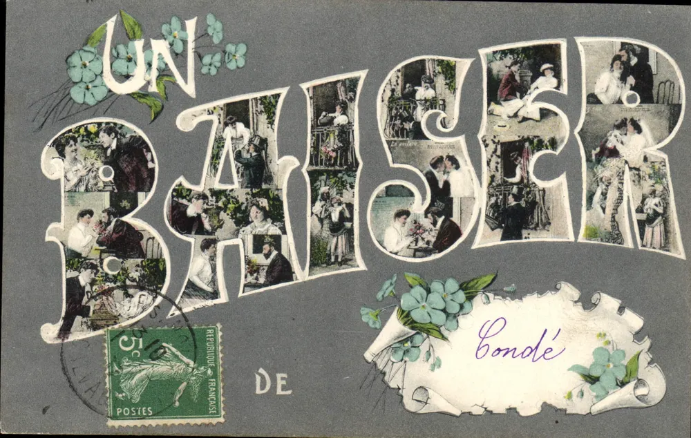 Um Beijo — De Condé - Frente