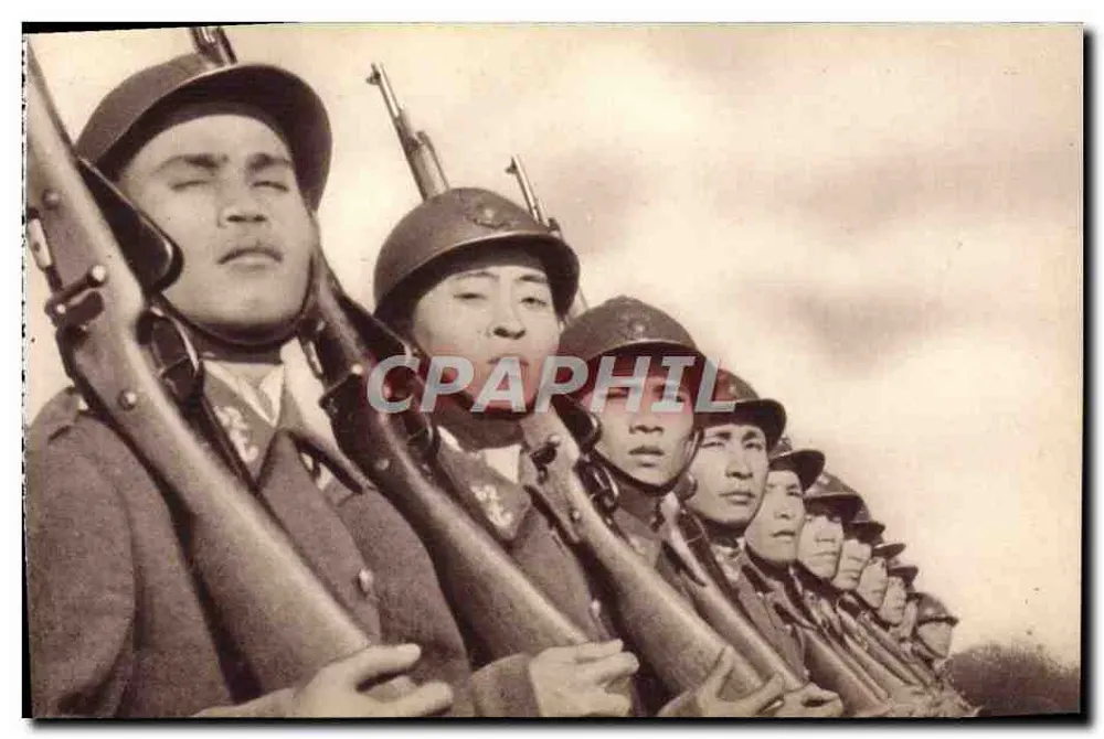 Kolonialtruppen (Indo-Chinesische Tirailleurs) — Georges Lang, Paris — Seriennummer nicht sichtbar - Vorderseite