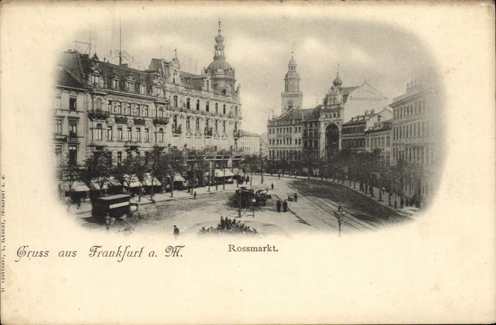 Frankfurt a. M. — Rossmarkt — L. Klement, Nr. 11 - Vorderseite